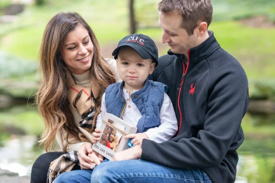 a family impacted by childhood cancer