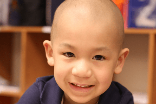 young Edward, a recipient of personalized cancer medicine