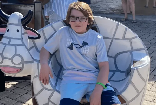 young boy named Easton, a recipient of personalized cancer medicine