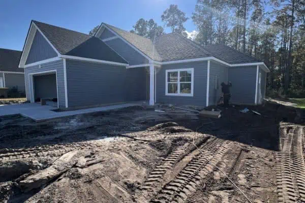 front.side of house